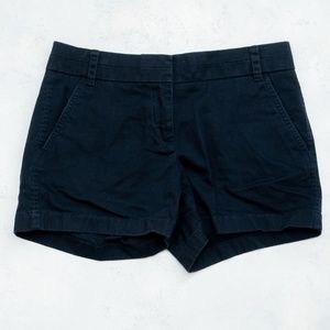 J. Crew Navy Chino Shorts Size 2